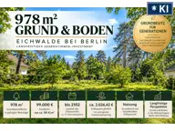 Grundstücke, in Eichwalde, 978.0 m²